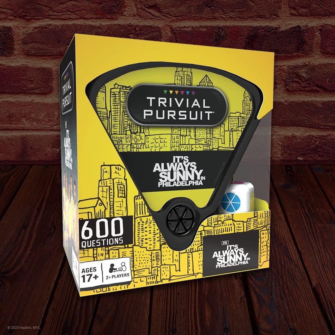 image:imageTrivial Pursuit Its Always Sunny in Philadelphia Quickplay Edition Officially Licensed Trivia Game Questions from Its Always Sunny in Philadelphia 600 Questions amp Die in Travel Container