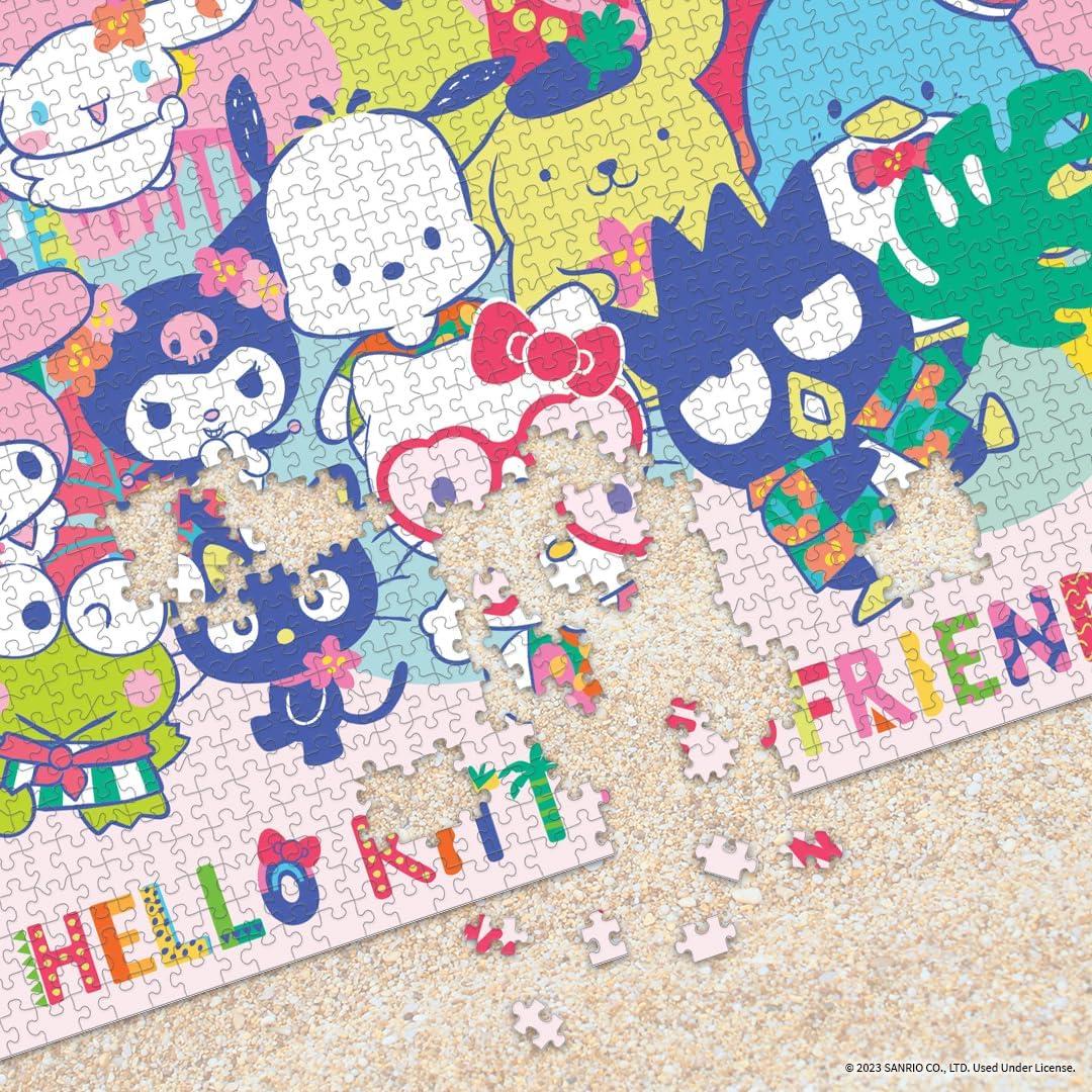 image:imageUSAOPOLY Hello Kitty Tropical 1000 Piece Puzzle 19 x 27