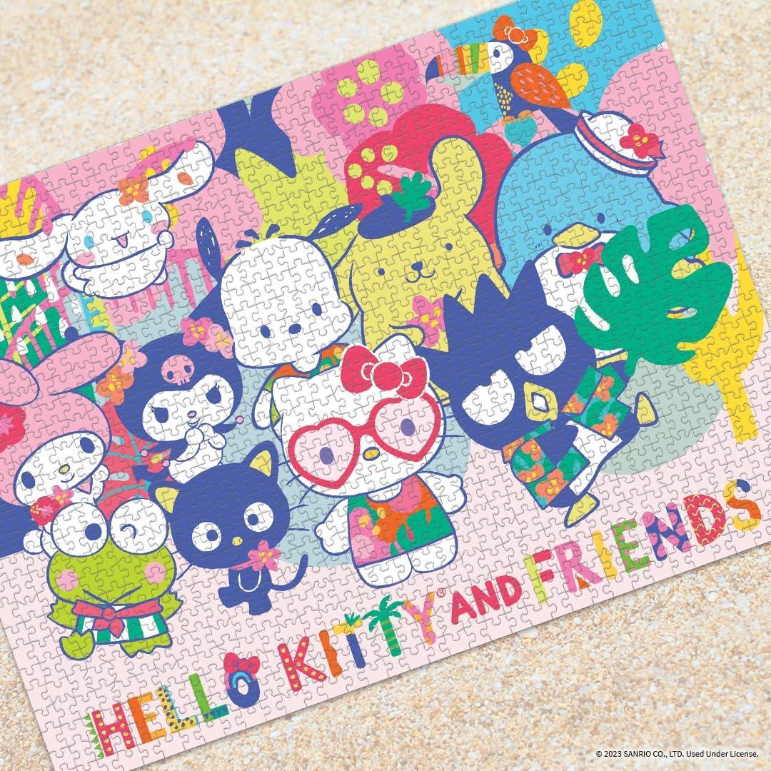 image:imageUSAOPOLY Hello Kitty Tropical 1000 Piece Puzzle 19 x 27