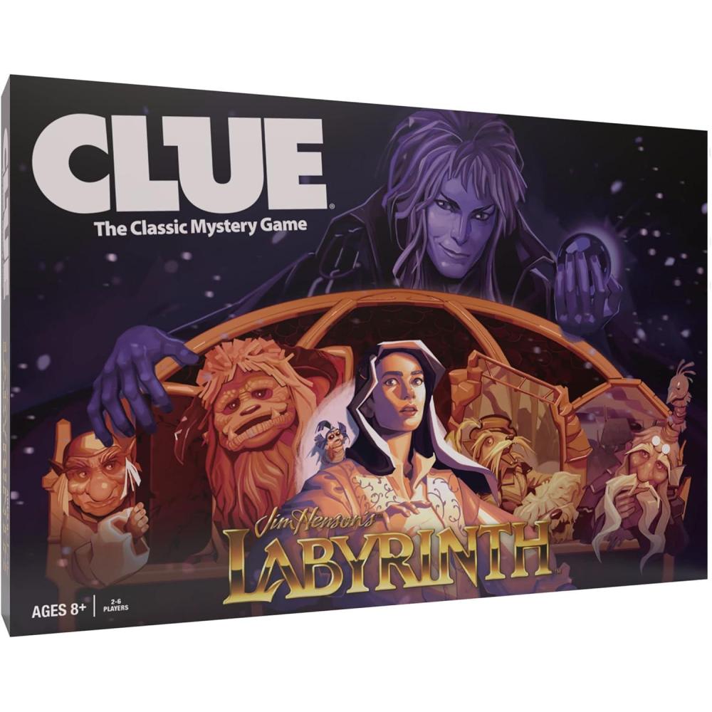 image:imageCLUE Labyrinth Solve The Mystery Who Does Jareth Control Where is Toby and What Object is Used Collectible Clue Game Based on Jim Hensons Labyrinth OfficiallyLicensed Game