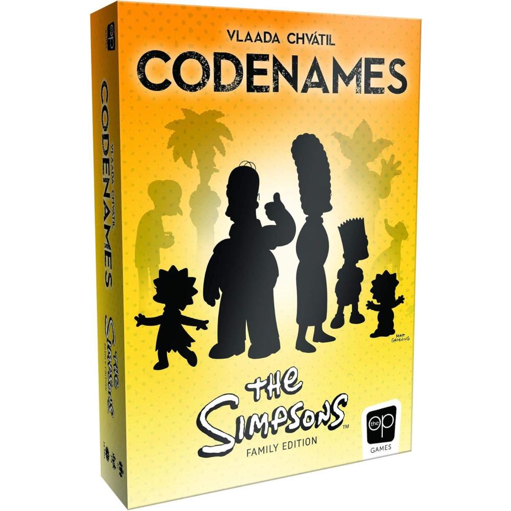 image:imageCodenames The Simpsons Edition  Featuring Artwork from Your Favorite Simpsons Seasons  Officially Licensed Simpsons Game  Codenames Family Board Game