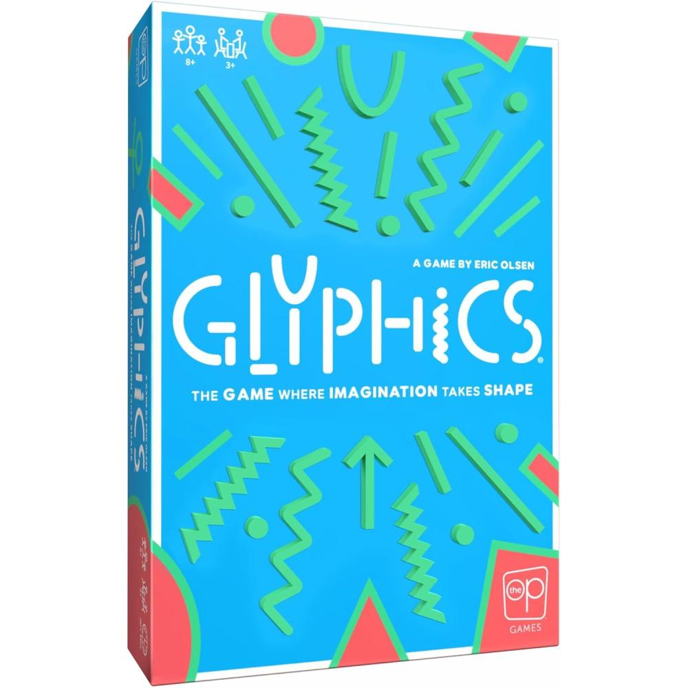 image:imageGlyphics Creative Family Party Game Use Shapes and Get Everyone to Guess The Words on Your Card Fast amp Fun Abstract Guessing Word Game for Families Friends amp Game Nights 3 Players Ages 8