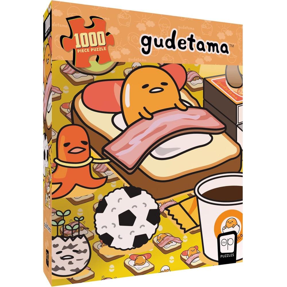 image:imageGudetama Work from Bed 1000 Piece Jigsaw Puzzle  Collectible Anime Puzzle Artwork Featuring Sanrios Gudetama  OfficiallyLicensed Gudetama Puzzle amp Merchandise