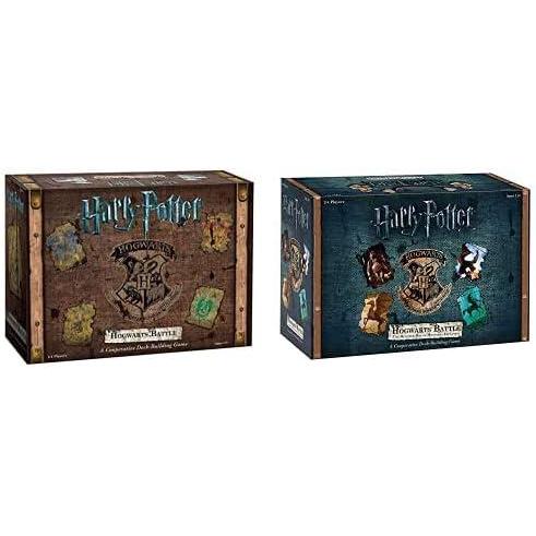 image:imageHarry Potter Hogwarts Battle A Cooperative Deck Building Game with USAopoly Harry Potter Hogwarts Battle The Monster Box of Monsters Expansion Card Game Bundle