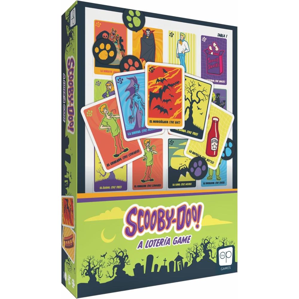 image:imageLotera ScoobyDoo Classic Bingo Game Featuring Scooby Gang Shaggy Velma Scrappy amp More Fun Educational Matching Game for Families Kids and Fans Inspired by Spanish Words amp Mexican Culture
