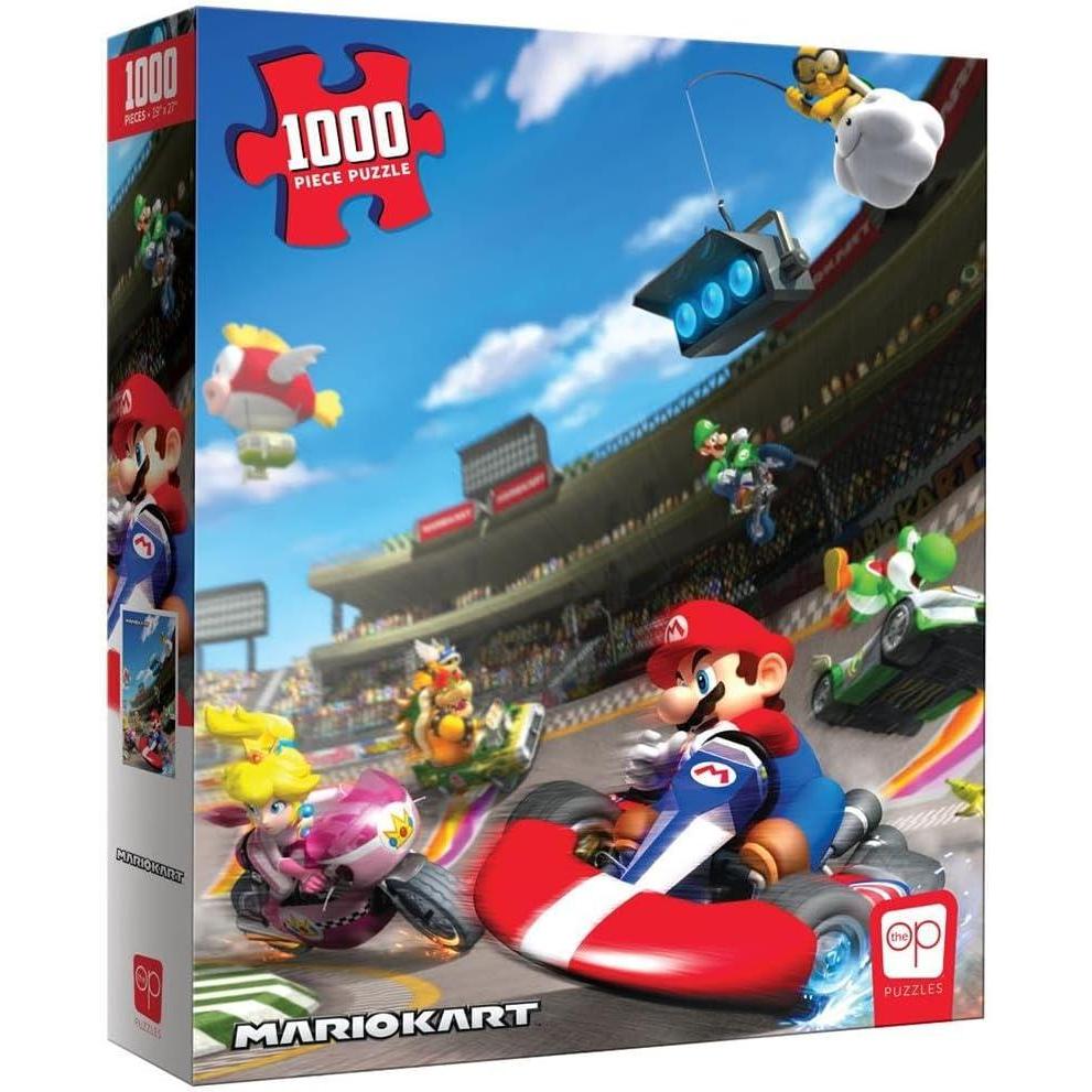 image:imageMario Kart 1000 Piece Jigsaw Puzzle  Collectible Puzzle Featuring Mario Princess Peach Bowser Yoshi and Luigi from The Popular Racing Video Game  Officially Licensed Nintendo Merchandise