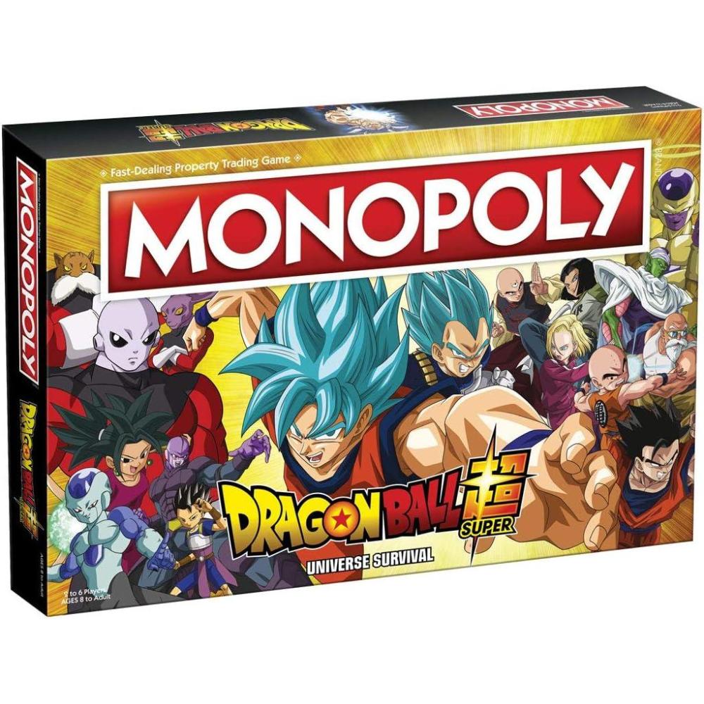 image:imageMonopoly Dragon Ball Super Recruit Legendary Warriors Goku Vegeta and Gohan Official Dragon Ball Z Anime Series Merchandise Themed Monopoly Game