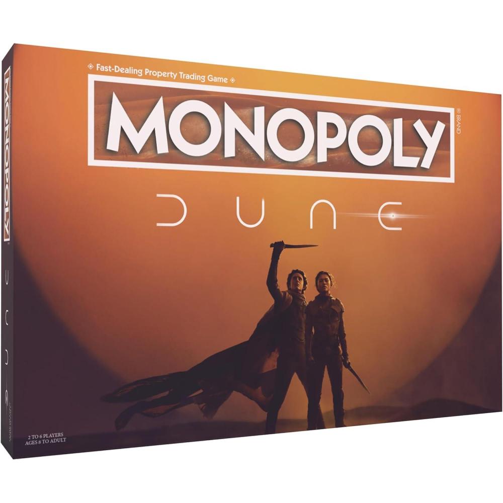 image:imageMonopoly Dune Play as The Ducal Ring Crysknife Gom Jabbar amp More Officially Licensed Collectible Game Based on The Movie Dune