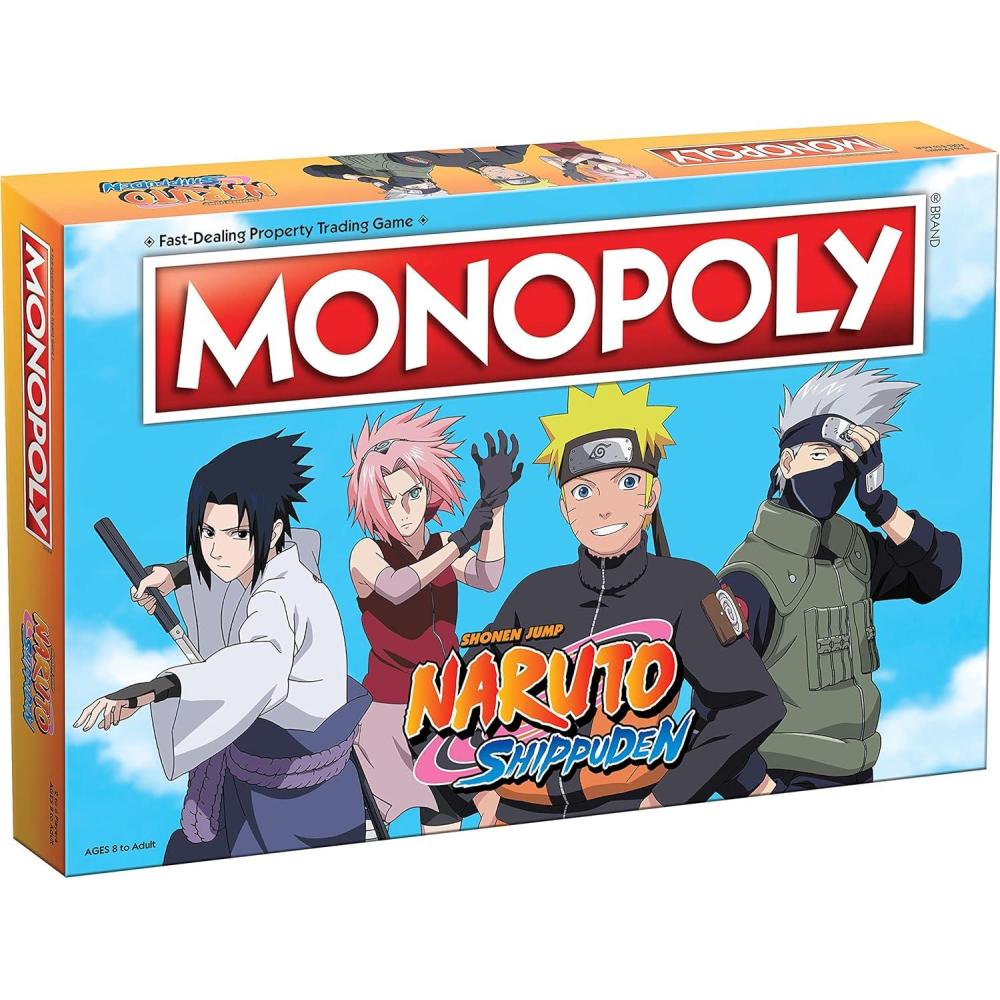 image:imageMonopoly Naruto Collectible Monopoly Game Featuring Japanese Manga Series Familiar Locations and Iconic Moments from The Anime Show 26 Players