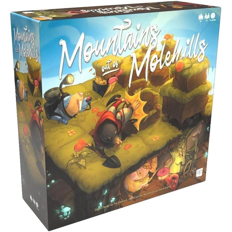 image:imageMountains Out of Molehills Family Board Game for 24 Players TwoLevel Gameboard Featuring Unique Gameplay amp Custom Artwork Great Gateway Game for Ages 9