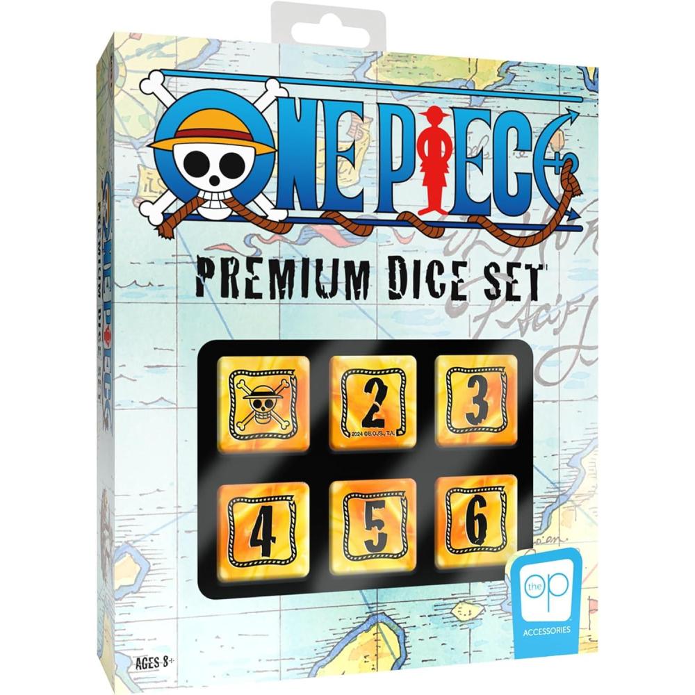 image:imageOne Piece Premium Dice Set Custom Dice with Collectible Monkey D Luffy Tin Case Based on The Japanese Manga and Anime Series Officially Licensed Eiichiro Oda amp Shueisha Collectible amp Merchandise