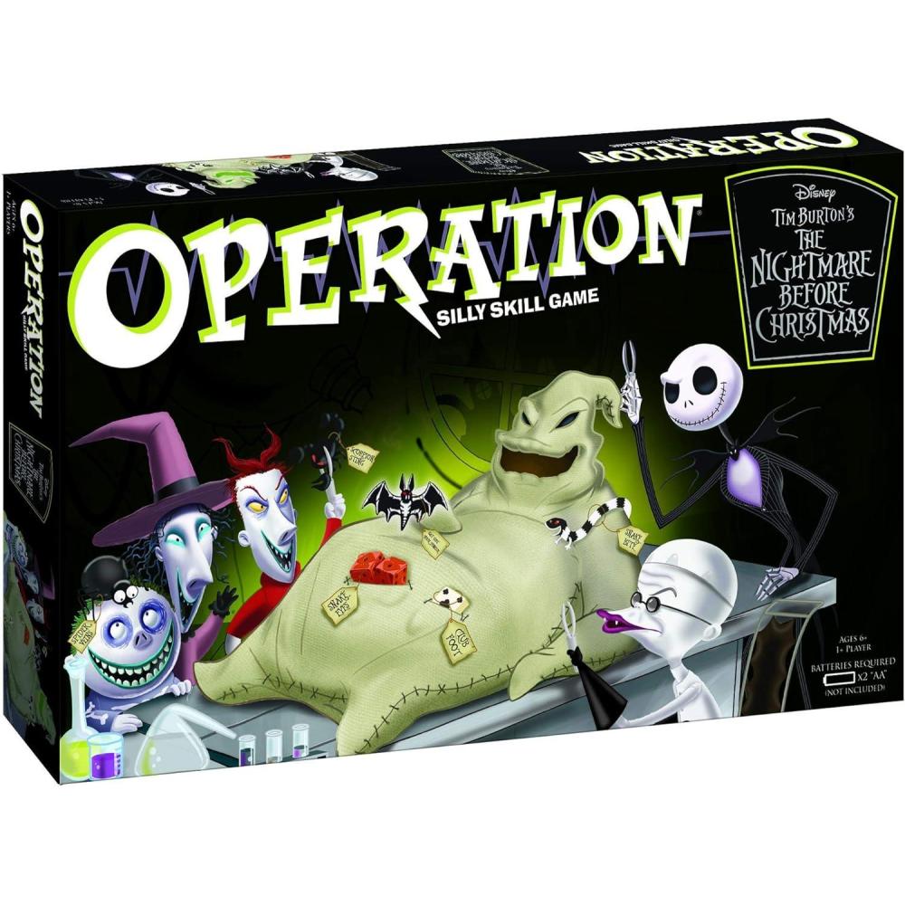 image:imageOperation Disney The Nightmare Before Christmas Board Game  Collectible Operation Game  Featuring Oogie Boogie amp Nightmare Before Christmas Artwork 1 Players