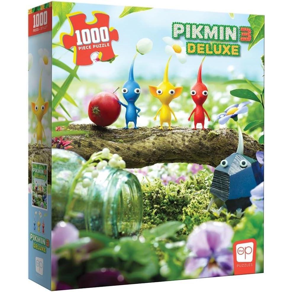 image:imagePikmin 3 Deluxe 1000 Piece Jigsaw Puzzle  Collectible Puzzle Featuring Familiar Pikmin Characters from The Nintendo Switch Game  Officially Licensed Nintendo Merchandise