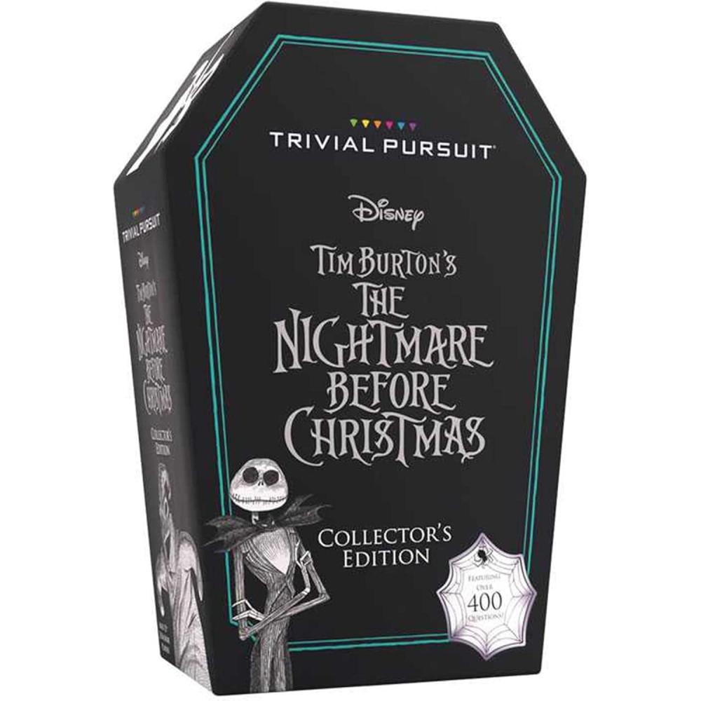 image:imageTRIVIAL PURSUIT Disney Tim Burtons The Nightmare Before Christmas  Collectible Trivia Board Game Featuring 420 Questions from Classic Stopmotion Film  OfficiallyLicensed Disney Game amp Merchandise