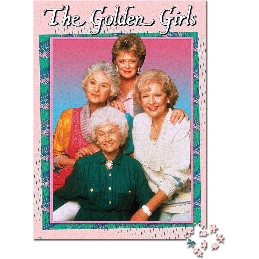 image:imageThe Golden Girls 1000 Piece Jigsaw Puzzle Officially Licensed Golden Girls Merchandise Collectible Puzzle Featuring Blanche Dorothy Sophia and Rose