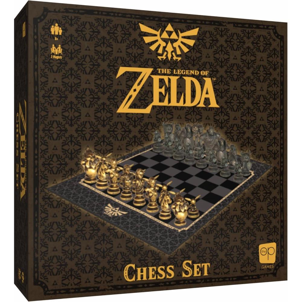 image:imageThe Legend of Zelda Collectors Chess Set Link vs Ganondorf Strategy Game 32 Custom Sculpted Hero amp Villain Pieces Classic Board Game for Zelda Fans Officially Licensed Nintendo Merchandise