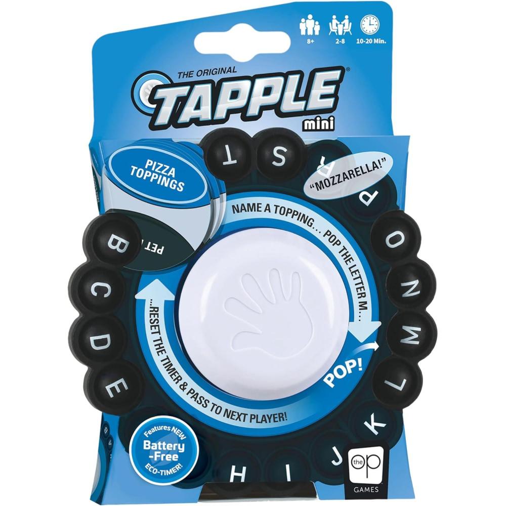 image:imageThe Original Tapple Mini Travel Sized Word Game for Family amp Kids Choose a Category amp Race Against Time Portable Pop Wheel With 36 Cards Fun Educational Toy amp Game for Ages 8 Quick Play Anywhere