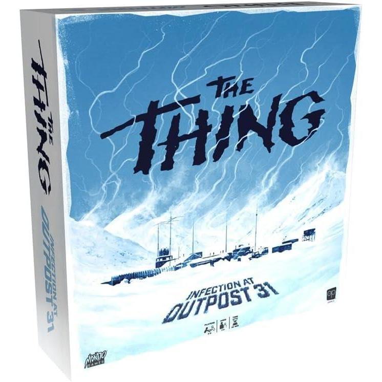 image:imageThe Thing Infection at Outpost 31 Board Game 2nd Edition Social Deduction Game Based on 1982 John Carpenter Science Fiction Horror Film Collectible Horror Game