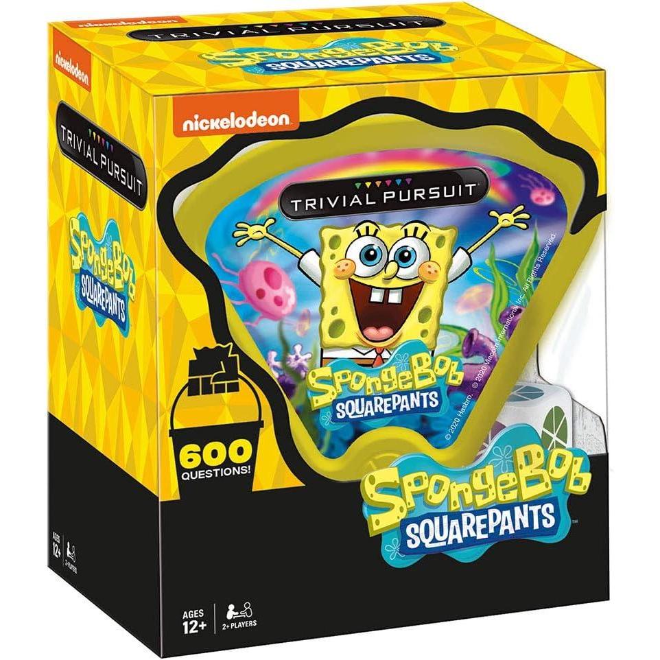 image:imageTrivial Pursuit Spongebob Squarepants Quickplay Edition Trivia Game Questions from Nickelodeons Spongebob Squarepants 600 Questions amp Die in Travel Container Officially Licensed Spongebob Game