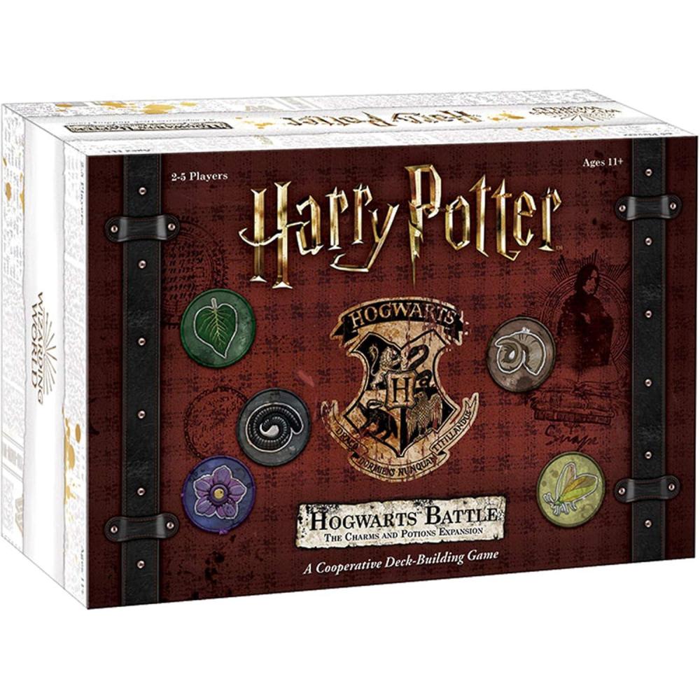 image:imageUSAOPOLY Harry Potter Hogwarts Battle The Charms and Potions ExpansionSecond Expansion to Harry Potter Deckbuilding GameFeaturing New Abilities amp CardsOfficially LicensedHogwarts Battle