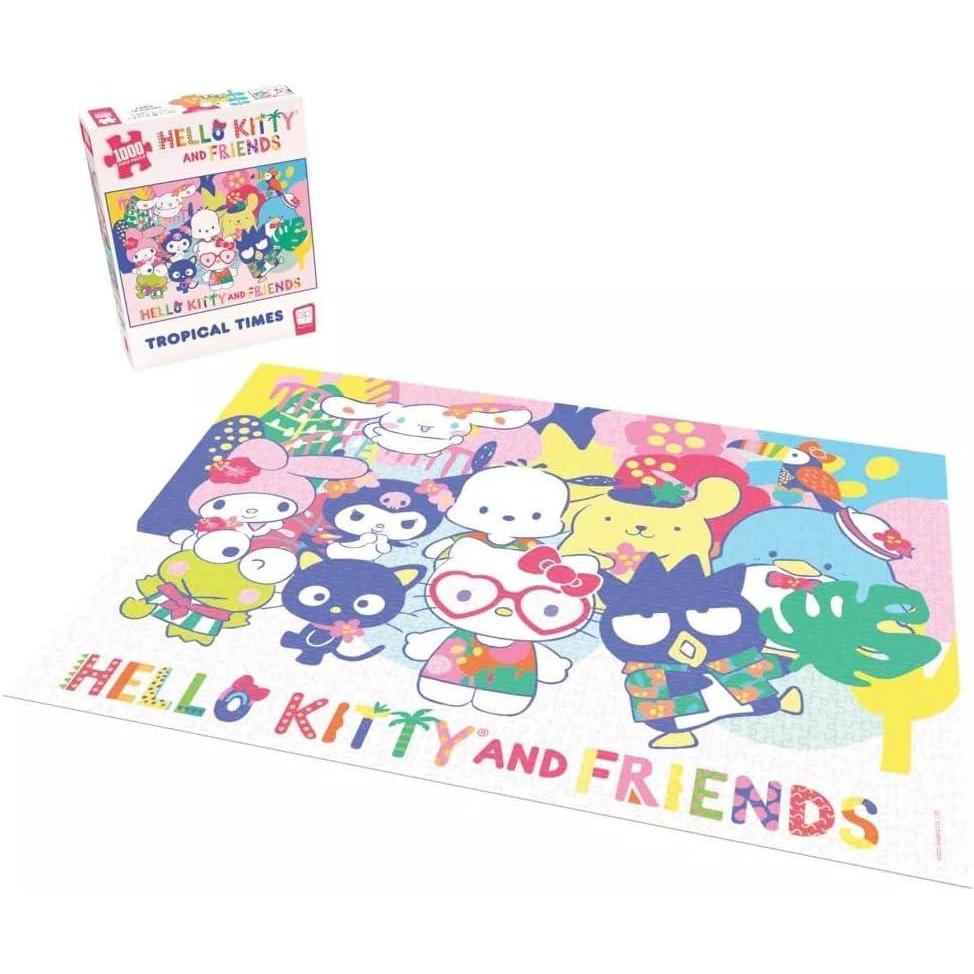image:imageUSAOPOLY Hello Kitty Tropical 1000 Piece Puzzle 19 x 27