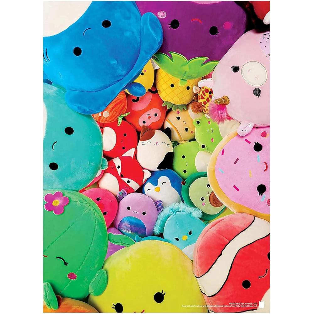 image:imageUSAOPOLY Squishmallows Share My Squad 1000 Piece Jigsaw Puzzle  Collectible Puzzle Artwork Featuring Cam The Cat Puff The Penguin and More  OfficiallyLicensed Squishmallows Puzzle amp Merchandise