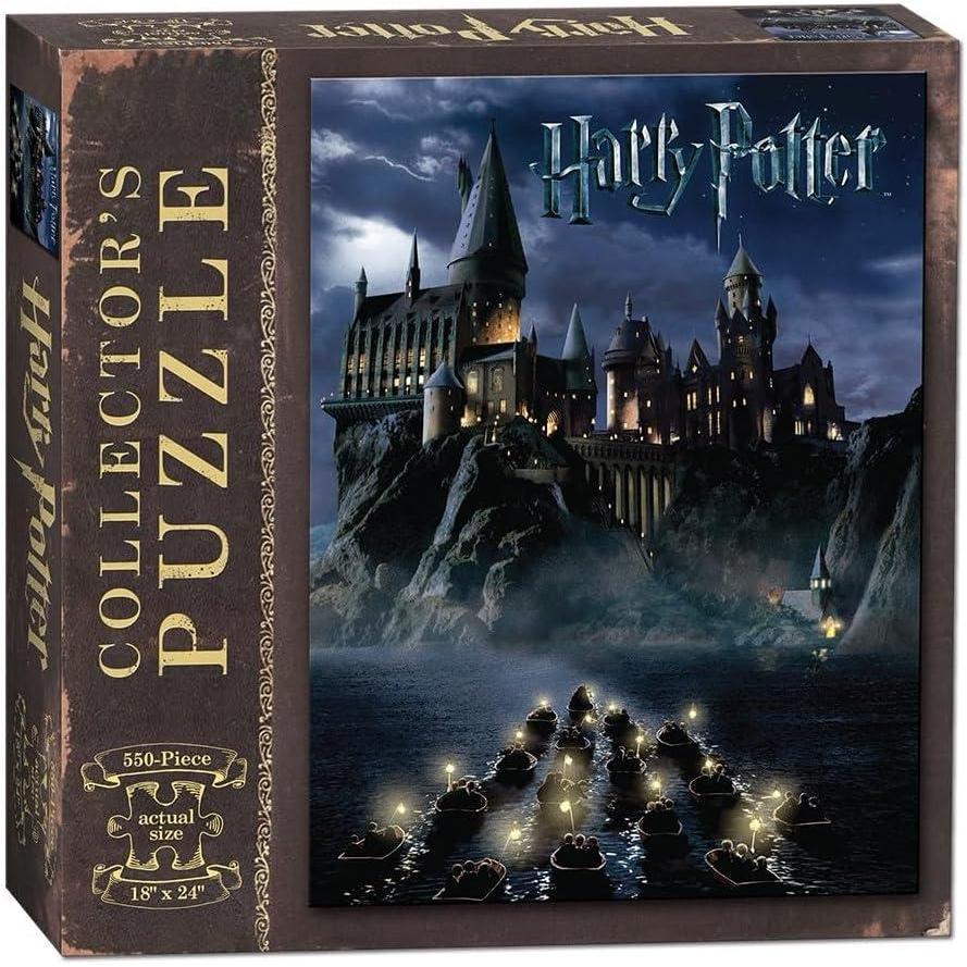 image:imageUSAopoly World of Harry Potter 550Piece Jigsaw Puzzle  Art from Harry Potter amp The Sorcerers Stone Movie  Official Harry Potter Merchandise  Collectible Puzzle