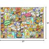 Gudetama “Amazing Egg-Ventures” 1000 Piece Jigsaw Puzzle | Collectible Anime Puzzle Artwork Featuring a Collage of Sanrio’s Gudetama | Officially-Licensed Gudetama Puzzle & Merchandise