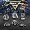 USAOPOLY Monopoly: Monster Jam | Buy, Sell, Trade Iconic Trucks Including Grave Digger, Max-D, El Toro Loco, Dragon’s Breath Classic Monopoly Game Officially-Licensed Merchandise