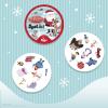 USAOPOLY Spot It! Rudolph | Fun Card Game for Kids and Adults | Featuring Rudolph, Santa Claus, Yukon Cornelius, Bumbles and More | Licensed Rudolph The Red Nosed Reindeer Game