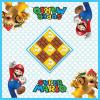 USAOPOLY Super Mario Checkers & Tic-Tac-Toe Collector’s Game Set for 2 players | Featuring Mario & Bowser | Collectible Checkers and TicTacToe Perfect for Mario Fans, Model Number: CM005-637-002001-06
