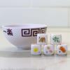 USAOPOLY YAHTZEE: Naruto Shippuden | Collectible Ramen Bowl Dice Cup | Classic Family Dice Game Based on Anime Show | Great for Family Game Night | Officially-Licensed Naruto Game & Merchandise