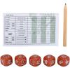 YAHTZEE: Sriracha | Collectible Sriracha Bottle Dice Cup | Classic Dice Game Based on The Popular Hot Sauce Sriracha | Great for Family Night | Officially Licensed Sriracha Game & Merchandise