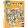 Gudetama “Amazing Egg-Ventures” 1000 Piece Jigsaw Puzzle | Collectible Anime Puzzle Artwork Featuring a Collage of Sanrio’s Gudetama | Officially-Licensed Gudetama Puzzle & Merchandise