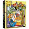 USAOPOLY Scooby-Doo Those Meddling Kids 1000 Piece Jigsaw Puzzle | Officially Licensed Scooby-Doo Merchandise | Collectible Puzzle Featuring Scooby-Doo, Shaggy, Velma, Daphne and Fred, Yellow
