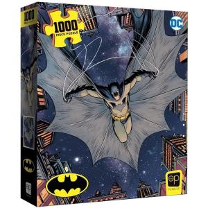 Batman I Am The Night 1000 Piece Jigsaw Puzzle | Officially Licensed Batman Merchandise | Collectible Puzzle Featuring Batman in Action from The Classic DC Comics Universe