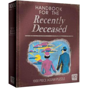 Beetlejuice Handbook for The Recently Deceased 1000 Piece Jigsaw Puzzle | Collectible Puzzle Featuring Fictional Book from Tim Burton Film | Officially Licensed Beetlejuice Merchandise
