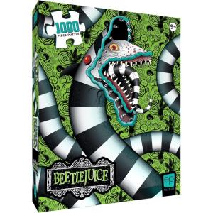 Beetlejuice Sandworm! 1,000 Piece Jigsaw Puzzle, Dimensions 19” x 27”, Featuring The Sandworm from Tim Burton’s Classic Film, Challenging and Engaging Officially Licensed Beetlejuice Merchandise