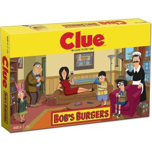 Clue Bobs Burgers Board Game | Themed Bob Burgers TV Show Clue Game | Officially Licensed Bob’s Burgers Game | Solve The Mystery in This Unique Clue take on The Classic Board Game