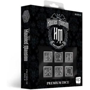 Disney The Haunted Mansion Premium Dice Set | Collectible d6 Dice | Custom Dice with Collectible Tin Case | Officially Licensed Disney 6-Sided Dice