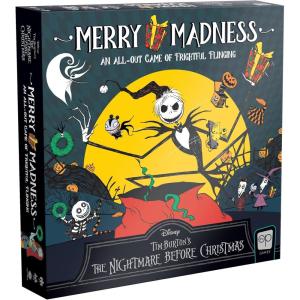 Disney Tim Burton’s The Nightmare Before Christmas Merry Madness | Quick-Rolling Family Dice Game | Great Kids & Family Board Game | Officially-Licensed Merchandise