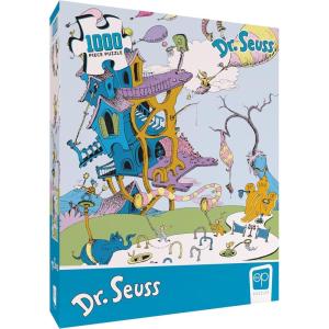 Dr. Seuss “Oh, The Places You’ll Go” 1000 Piece Jigsaw Puzzle | Collectible Puzzle Featuring Book Cover Artwork | Officially-Licensed Dr. Seuss Puzzle & Merchandise