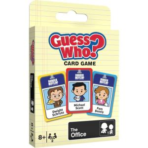 Guess WHO? Card Game: The Office, Featuring 20 Characters, Michael Scott, Jim Halpert, Pam Beesly and More, Family Friendly Deduction, 2 Players, Officially Licensed Merchandise & Collectible