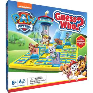Guess Who? PAW Patrol Board Game, Featuring Chase, Rocky, Skye, and More, Officially Licensed Nickelodeon PAW Patrol Game, Family-Friendly Children’s Mystery Game of Deduction, Ages 6 & Up