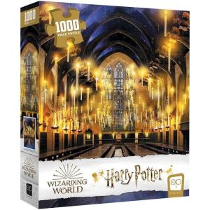 Harry Potter Great Hall 1000 Piece Jigsaw Puzzle | Artwork from Harry Potter Films Featuring Hogwarts Great Hall | Official Collectible Harry Potter Merchandise