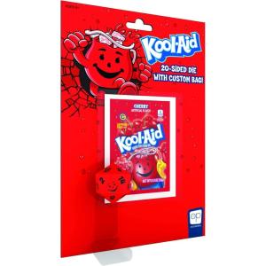 Kool-Aid 20-Sided Die | 36mm Large Collectible d20 with Kool-Aid Man Emblem | Polyhedral Die Great for Dungeons and Dragons or Game Night | Officially-Licensed Kool-Aid Merchandise