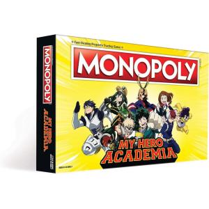Monopoly: My Hero Academia Board Game | Buy, Sell, Trade Fan-Favorite Heroes from The Popular Anime Show | Classic Monopoly Game | Officially-Licensed My Hero Academia Merchandise
