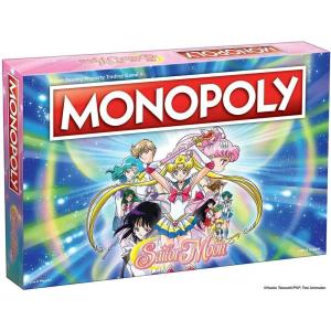 Monopoly Sailor Moon Board Game | Based on The Popular Anime TV Show | Custom Tokens, Money and Game Board | Officially Licensed Merchandise