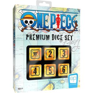 One Piece Premium Dice Set, Custom Dice with Collectible Monkey D. Luffy Tin Case, Based on The Japanese Manga and Anime Series, Officially Licensed Eiichiro Oda & Shueisha Collectible & Merchandise