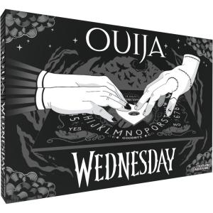 Ouija: Wednesday | Inspired by The Popular Original Series Wednesday | Collectible Classic Ouija Board Game | Officially Licensed Game and Merchandise | Glow in The Dark Board | 2-4 Players, Ages 8+